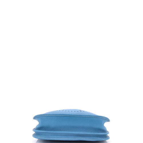 Pre-owned Hermes  Hermes Evelyne Bag Gen Iii Clemence Pm In Blue