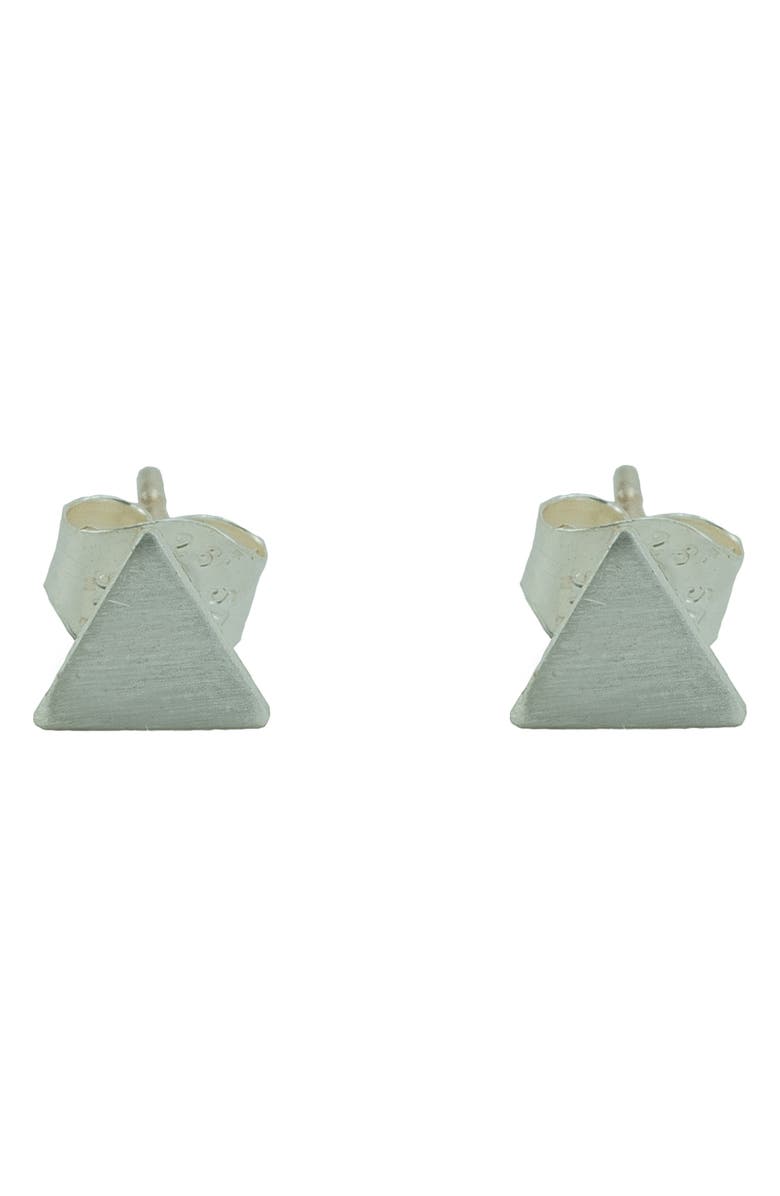 Nashelle Triangle Stud Earrings, Main, color, 