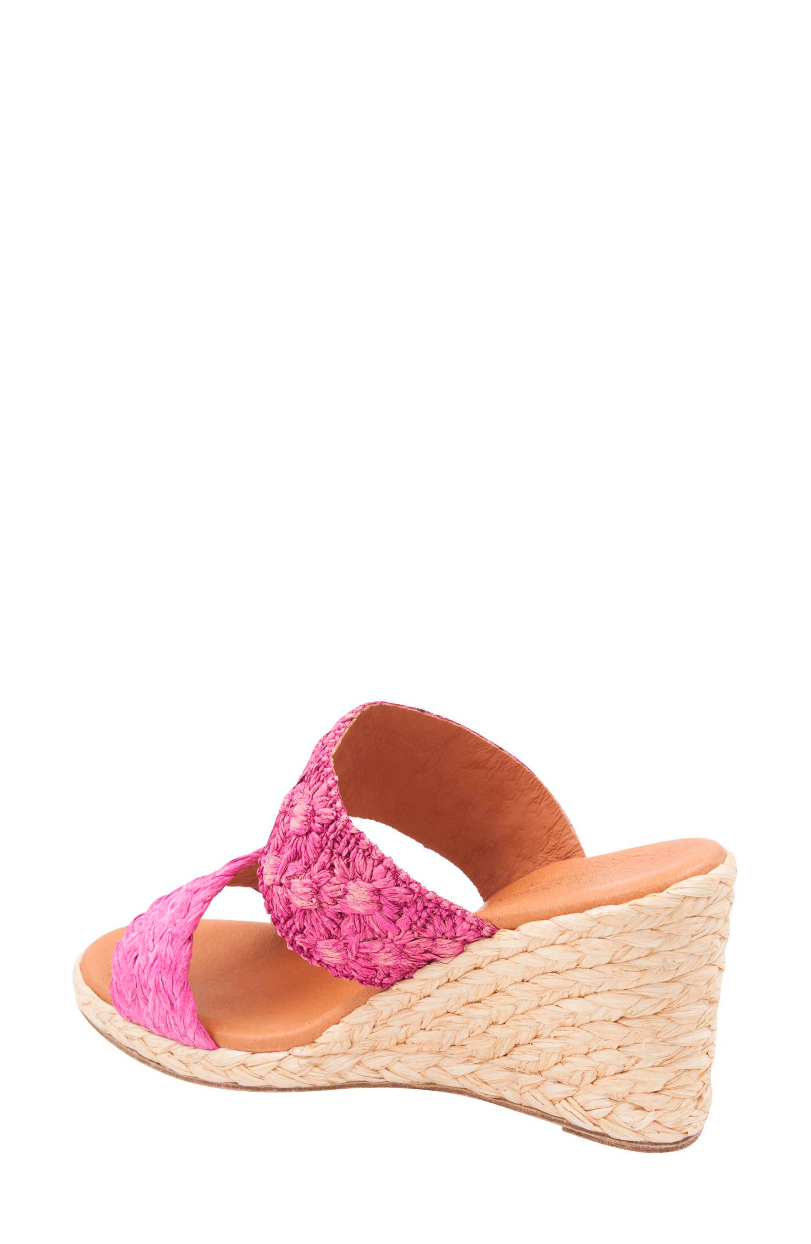 Nolita Wedge Slide Sandal, Alternate, color, FUCHSIA