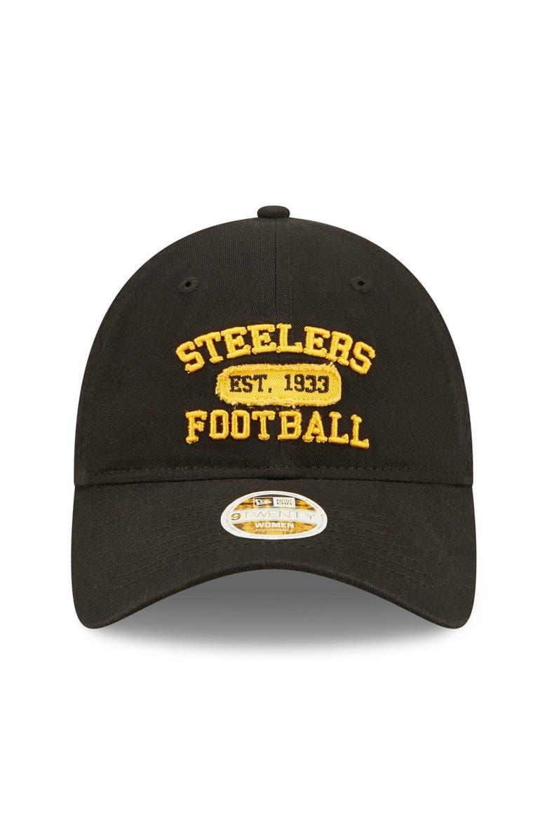 New Era Women's New Era Black Pittsburgh Steelers Formed 9TWENTY Adjustable Hat, Alternate, color, 