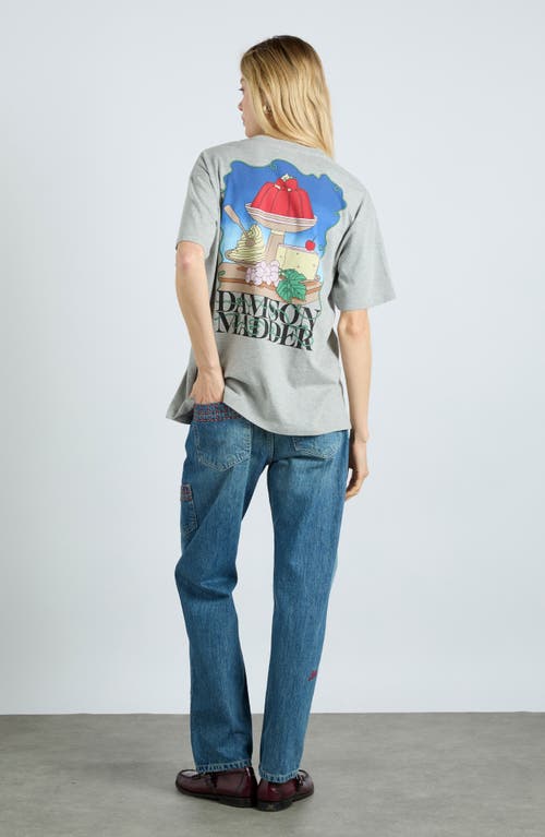 DAMSON MADDER DAMSON MADDER DESSERT ORGANIC COTTON GRAPHIC T-SHIRT