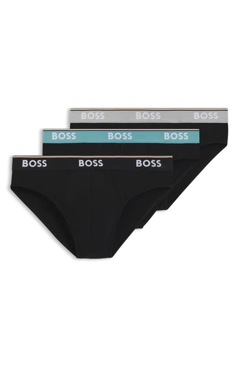 Assorted 3-Pack Power Stretch Cotton Briefs