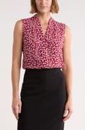NORDSTROM RACK V-Neck Sleeveless Woven Shell Top