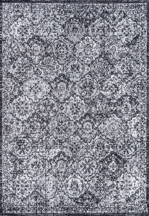 Modern Persian Boho Vintage Trellis Area Rug