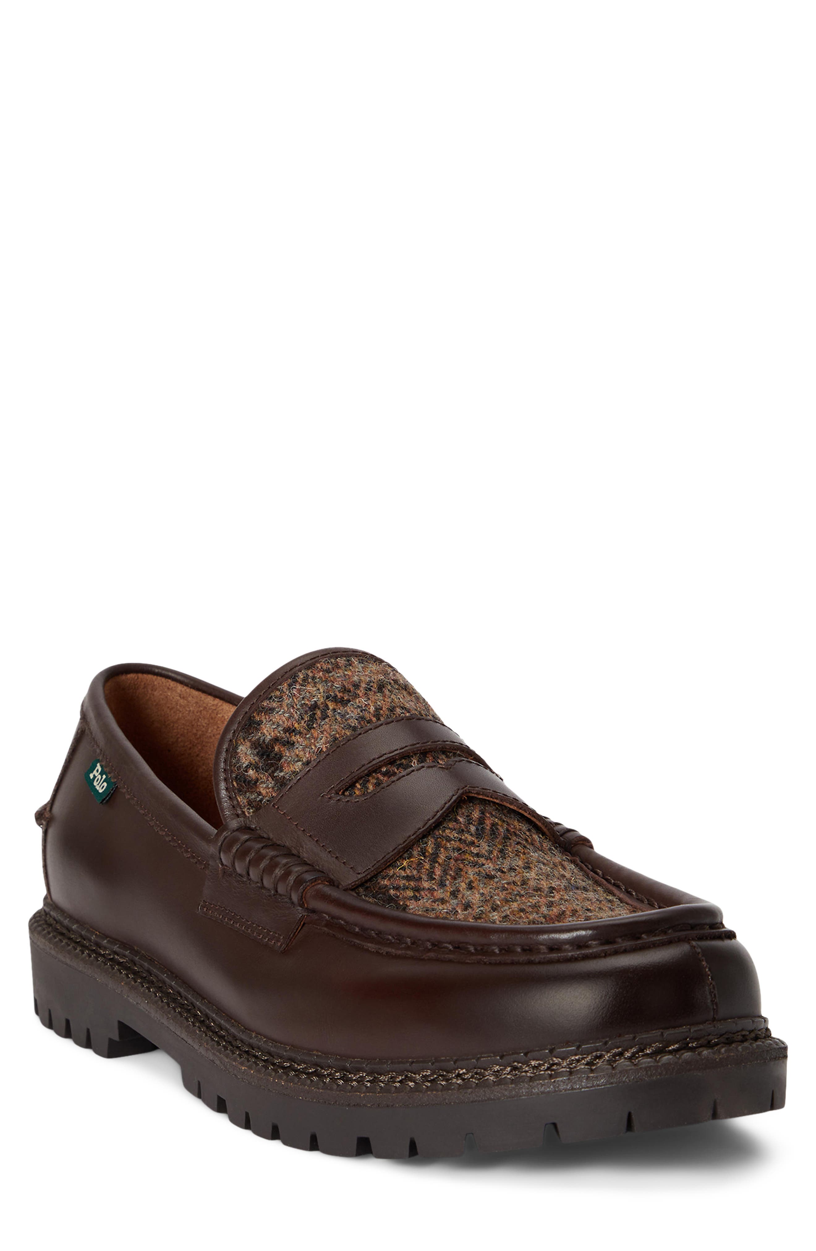 Jett Penny Loafer, Main, color, BROWN/ DARK BROWN