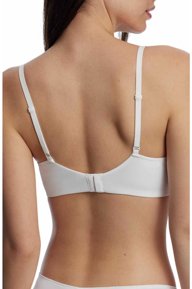 Minx Deep Plunge Lace Bra, Alternate, color, White/Nylon