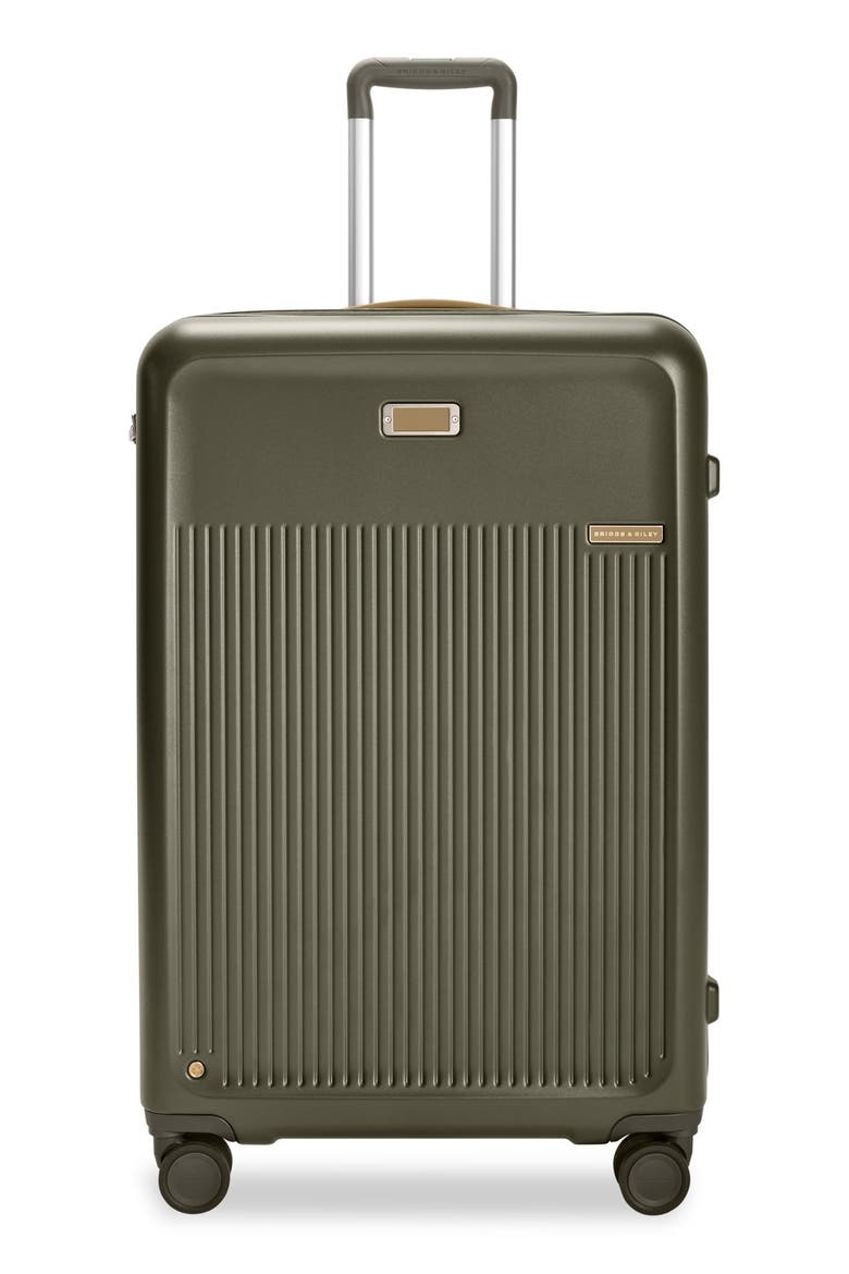 Large Sympatico Expandable 30-Inch Spinner Packing Case, Main, color, OLIVE