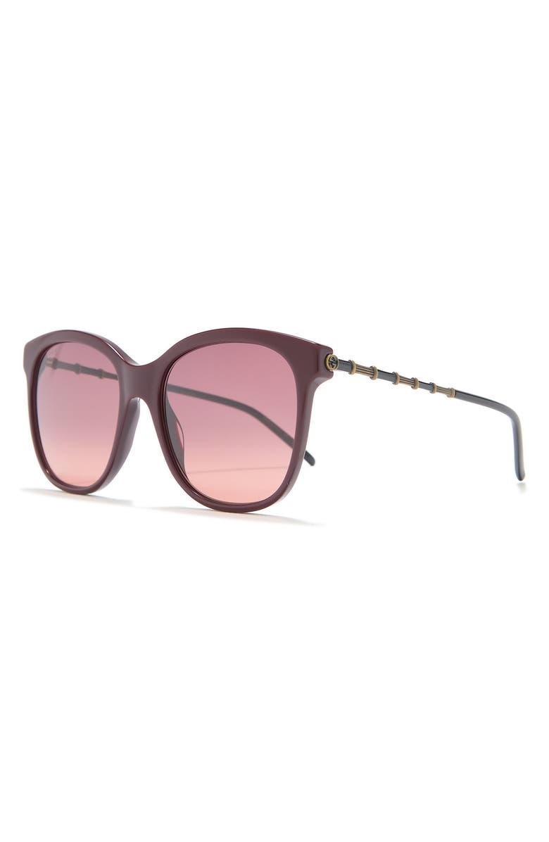 Gucci 56mm Round Sunglasses, Alternate, color,
