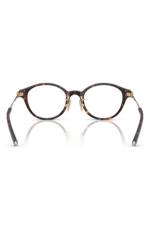 Tiffany & Co . 48mm Round Optical Glasses In Brown