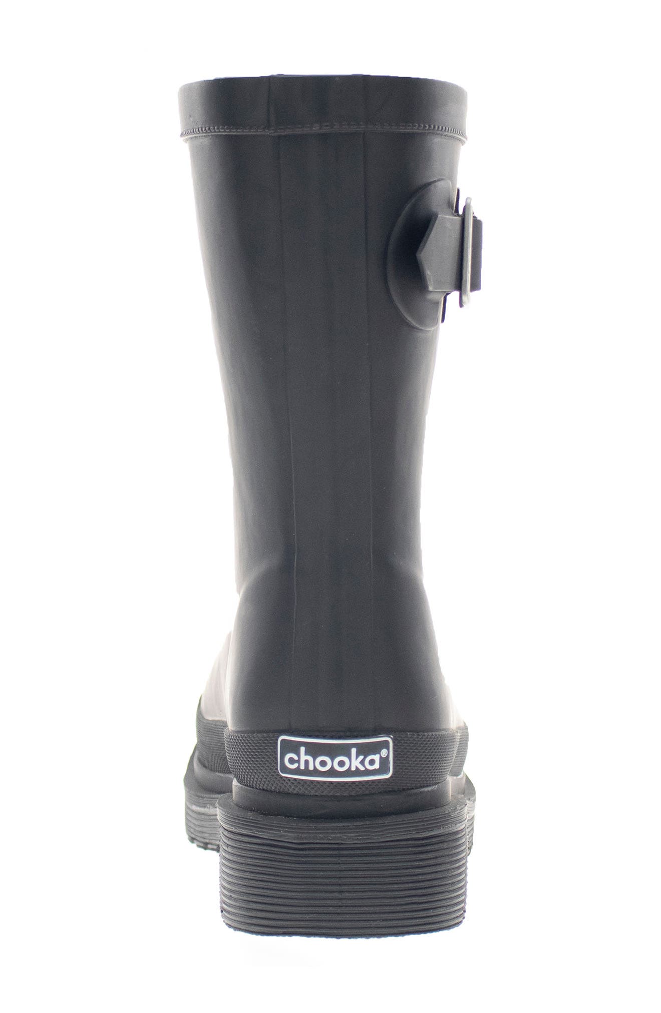 Redmond Mid Rain Boot, Alternate, color, BLACK
