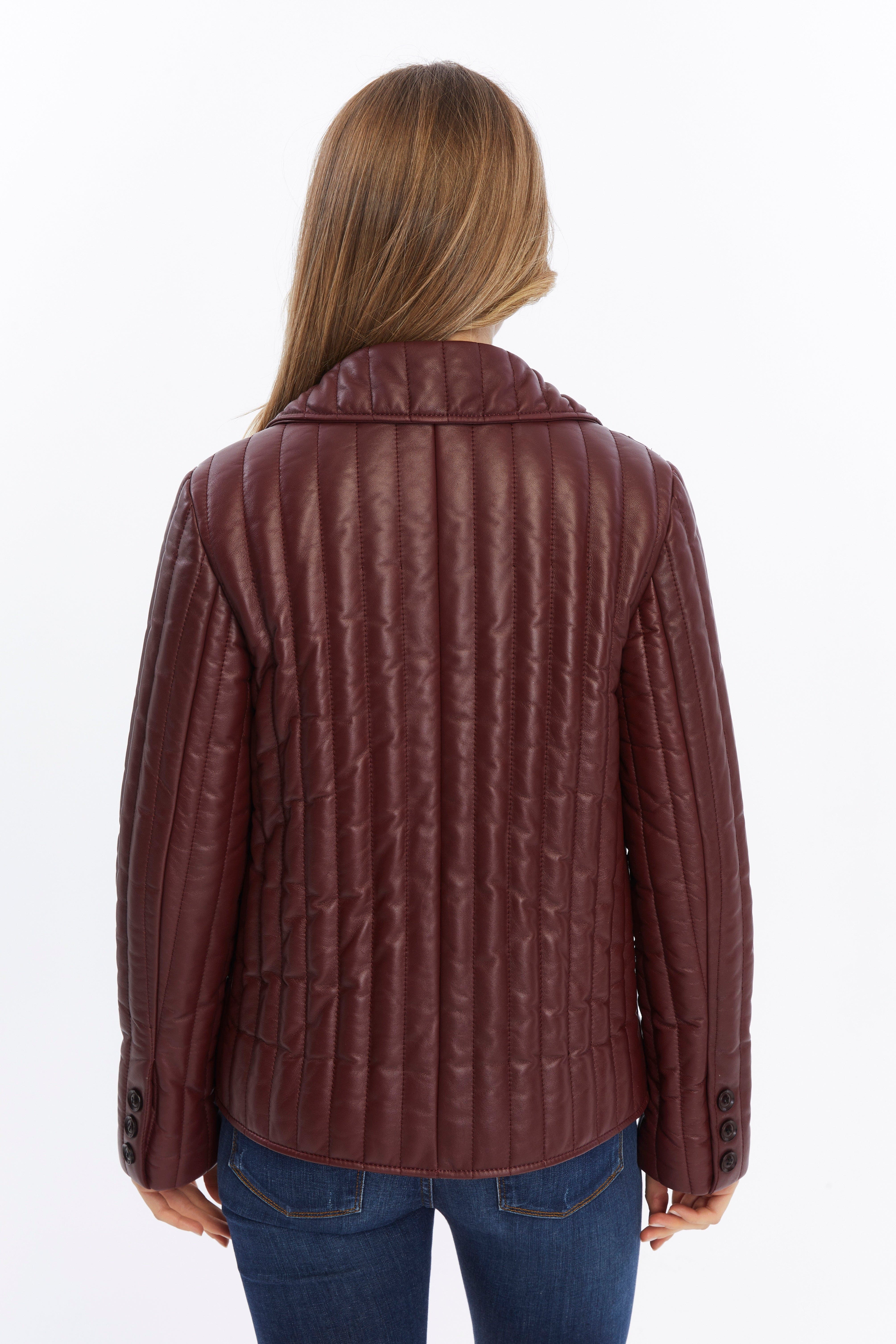 Tabitha Leather Coat - image 4