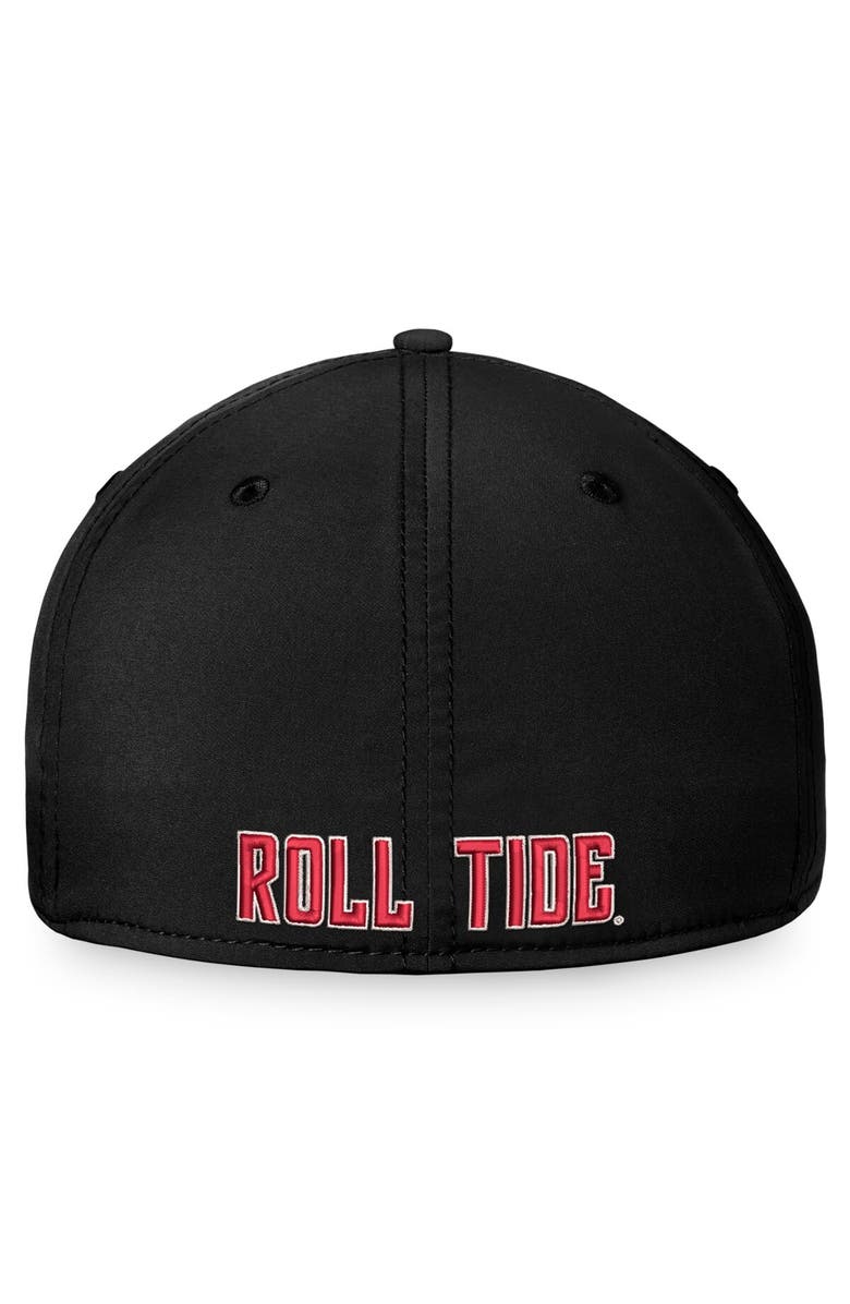 TOP OF THE WORLD Men's Top of the World Black Alabama Crimson Tide Reflex Logo Flex Hat, Alternate, color, 
