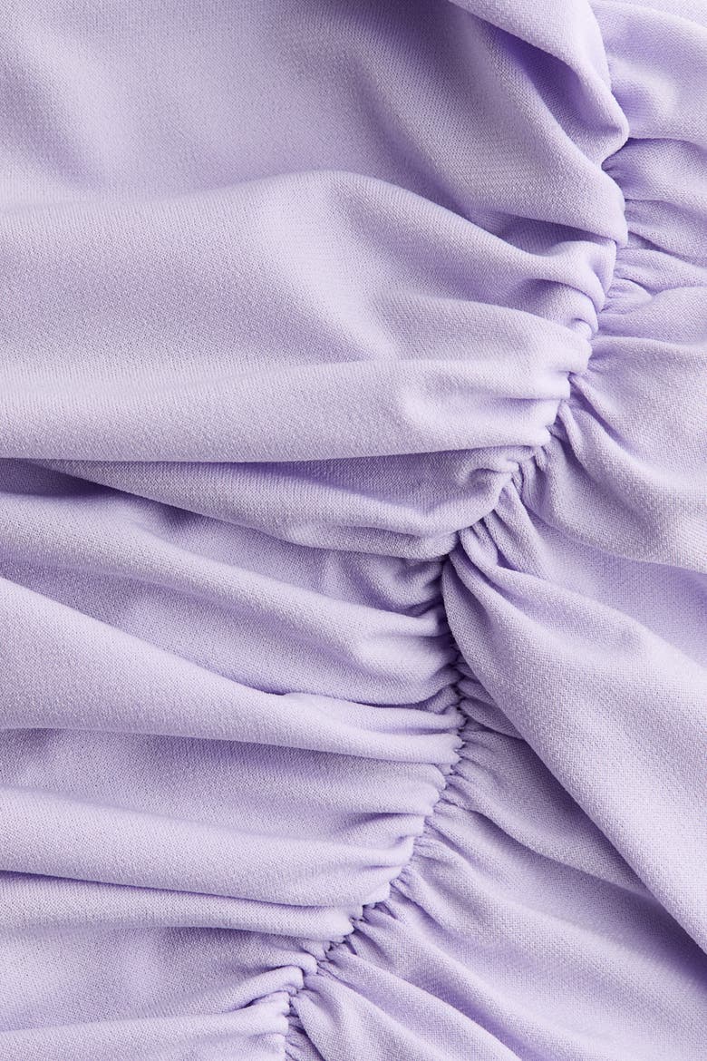 Draped-panel Bandeau Dress, Alternate, color, Light purple