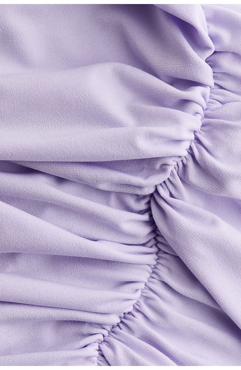 H&M Draped-panel Bandeau Dress, Alternate, color, Light Purple