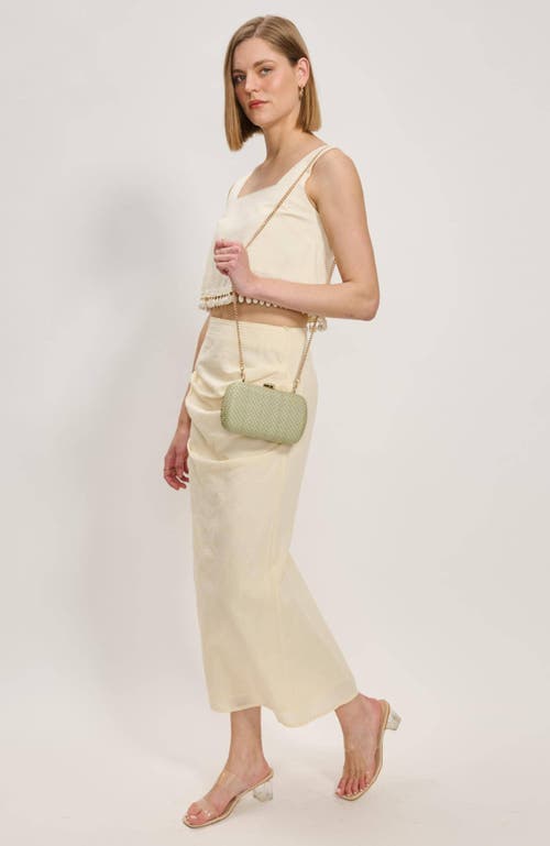 Moda Luxe Roxie Evening Bag In Sage
