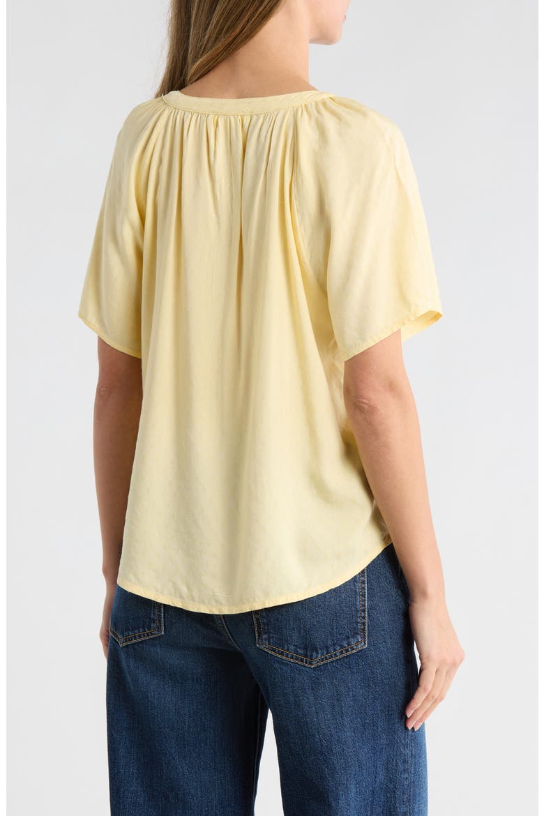 Kirby Popover Shirt, Alternate, color, PALE BANANA