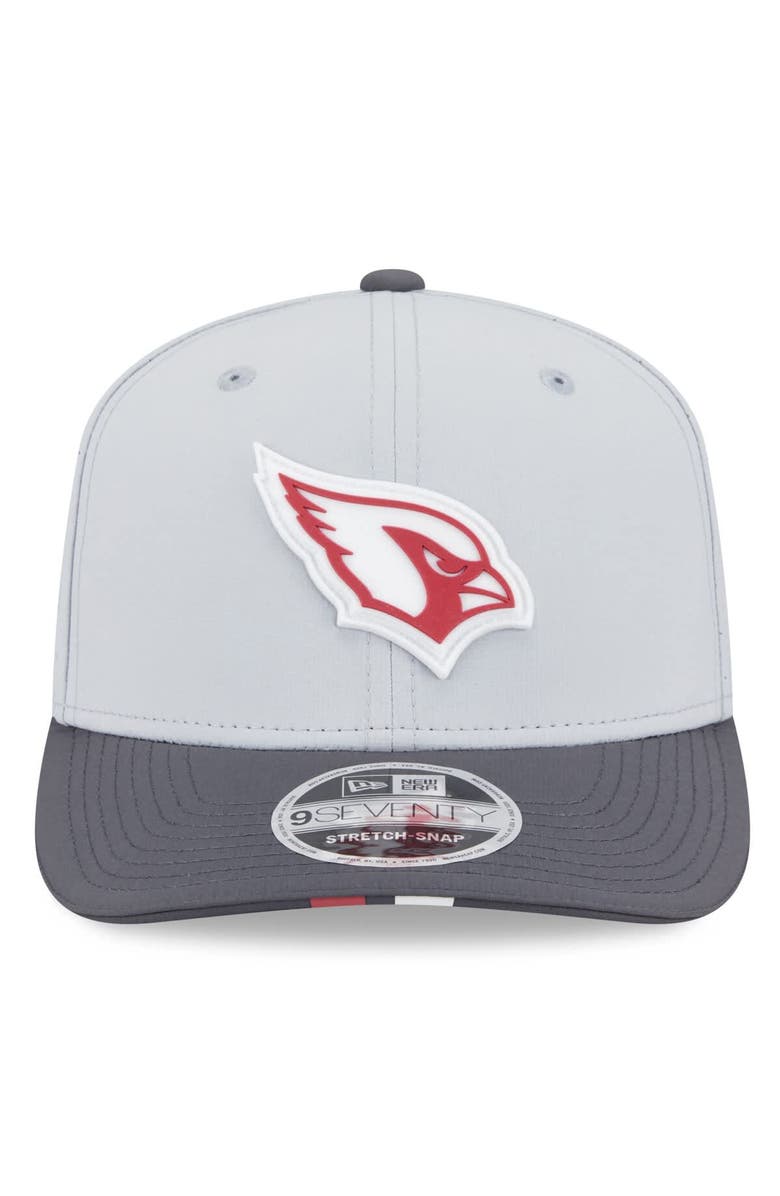 New Era Men's New Era  Gray/Graphite Arizona Cardinals 2025 NFL Training Camp 9SEVENTY Adjustable Hat, Alternate, color, 