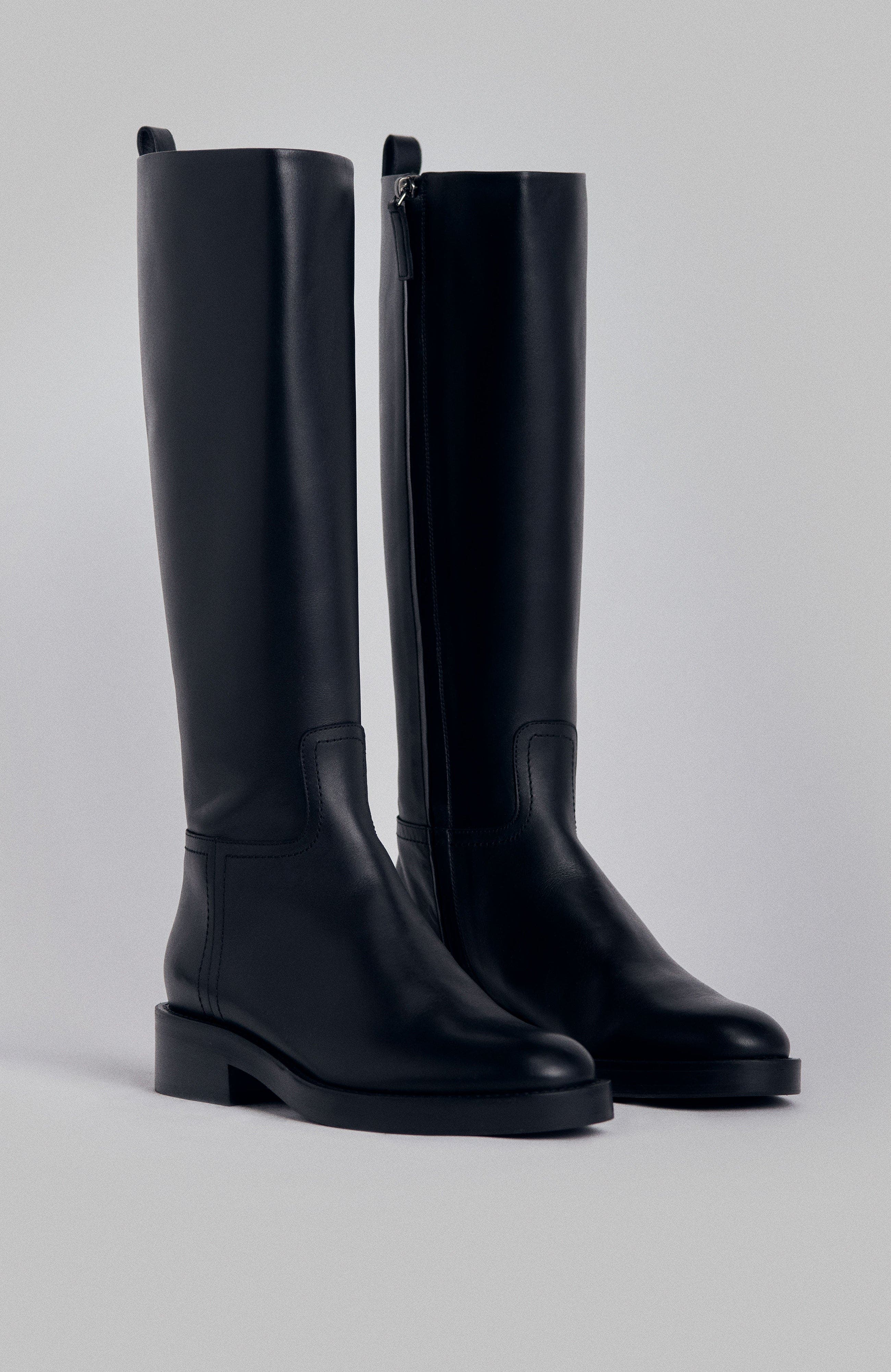 CO Riding Boot in Smooth Calf Leather, Alternate, color, 