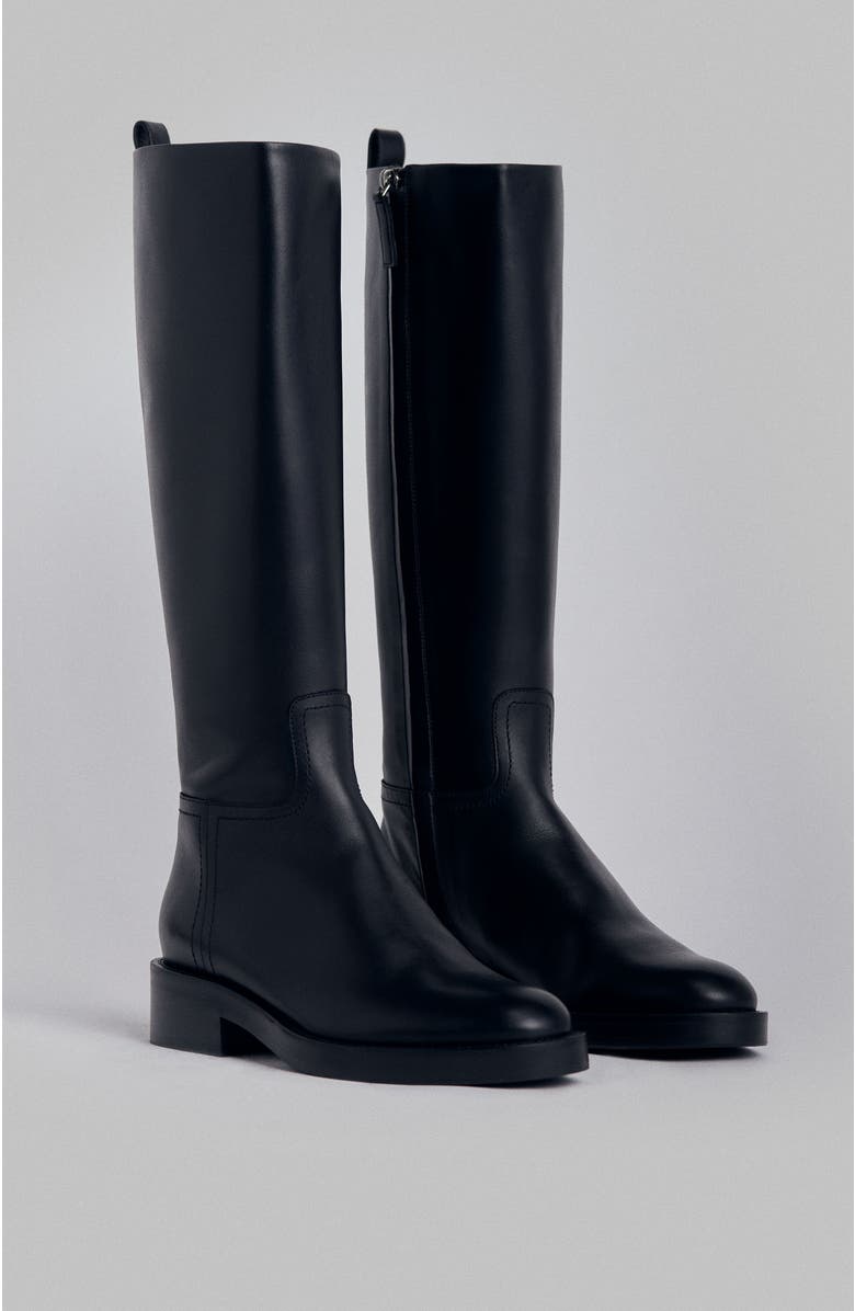 CO Riding Boot in Smooth Calf Leather, Alternate, color,