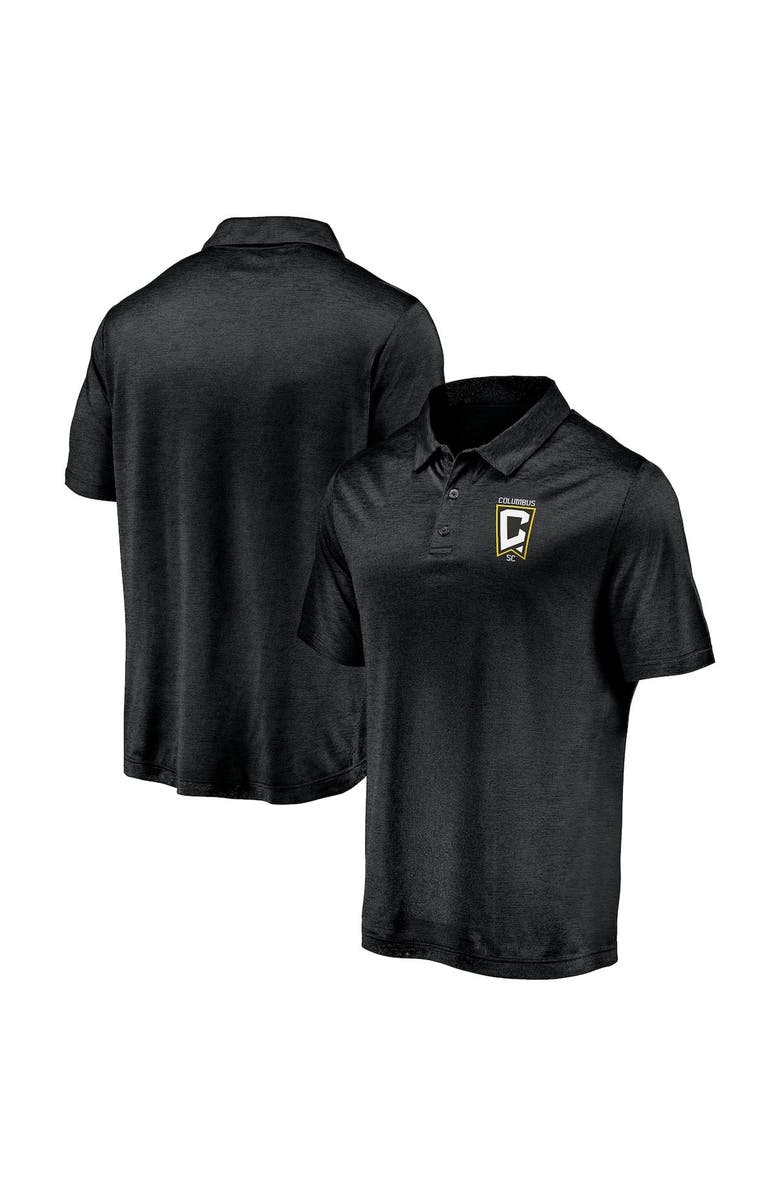 FANATICS Men's Fanatics Branded Black Columbus Crew Team Logo Polo, Alternate, color, 