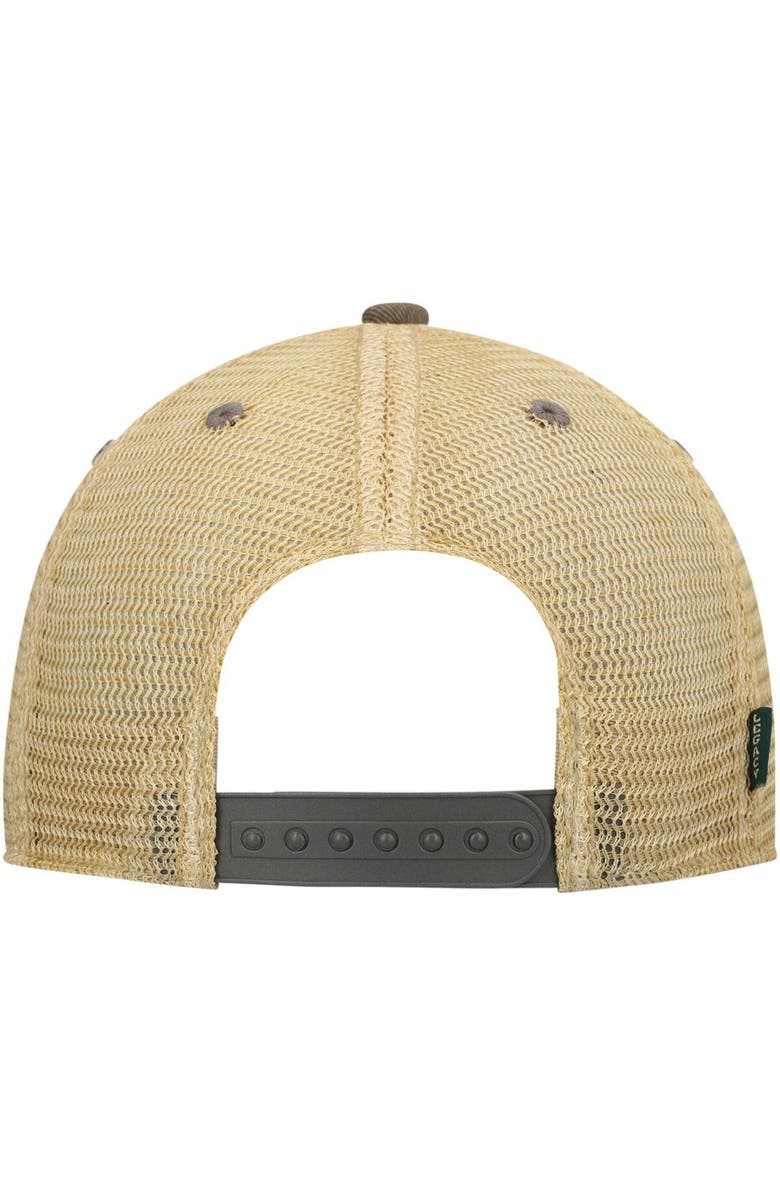 LEGACY ATHLETIC Men's Gray Mississippi State Bulldogs Legacy Point Old Favorite Trucker Snapback Hat, Alternate, color, Gray