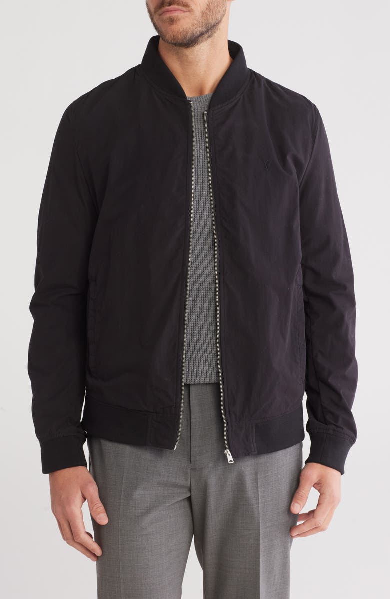 AllSaints Nova Bomber Jacket, Main, color,