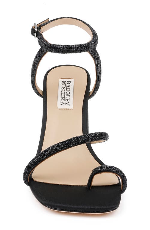 BADGLEY MISCHKA BADGLEY MISCHKA COLLECTION DALILAH ANKLE STRAP TOE LOOP SANDAL 