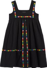 Stella McCartney Kids Stella McCartney Heart Embroidered Dress
