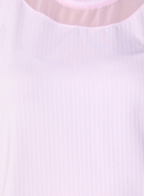 Lucky In Love Goddess Hip Fit Tank In Pink