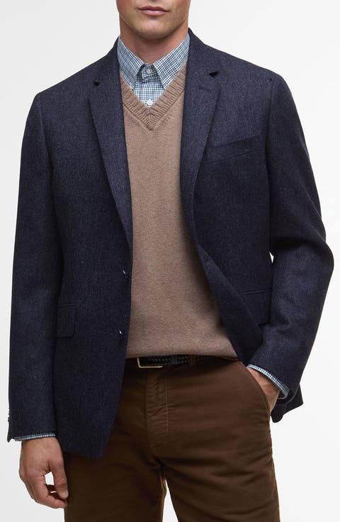 Godfrey Moons Shetland Brushed Wool Mélange Sport Coat