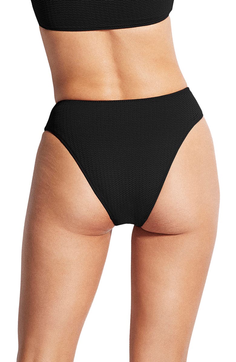 Seafolly Sea Dive High Waist Bikini Bottoms, Alternate, color, 