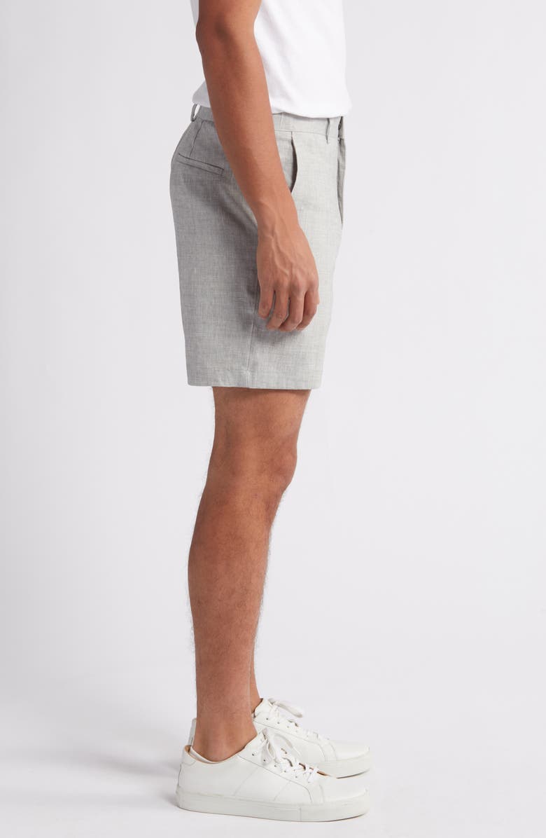 Nordstrom City Linen Blend Hybrid Shorts, Alternate, color, 