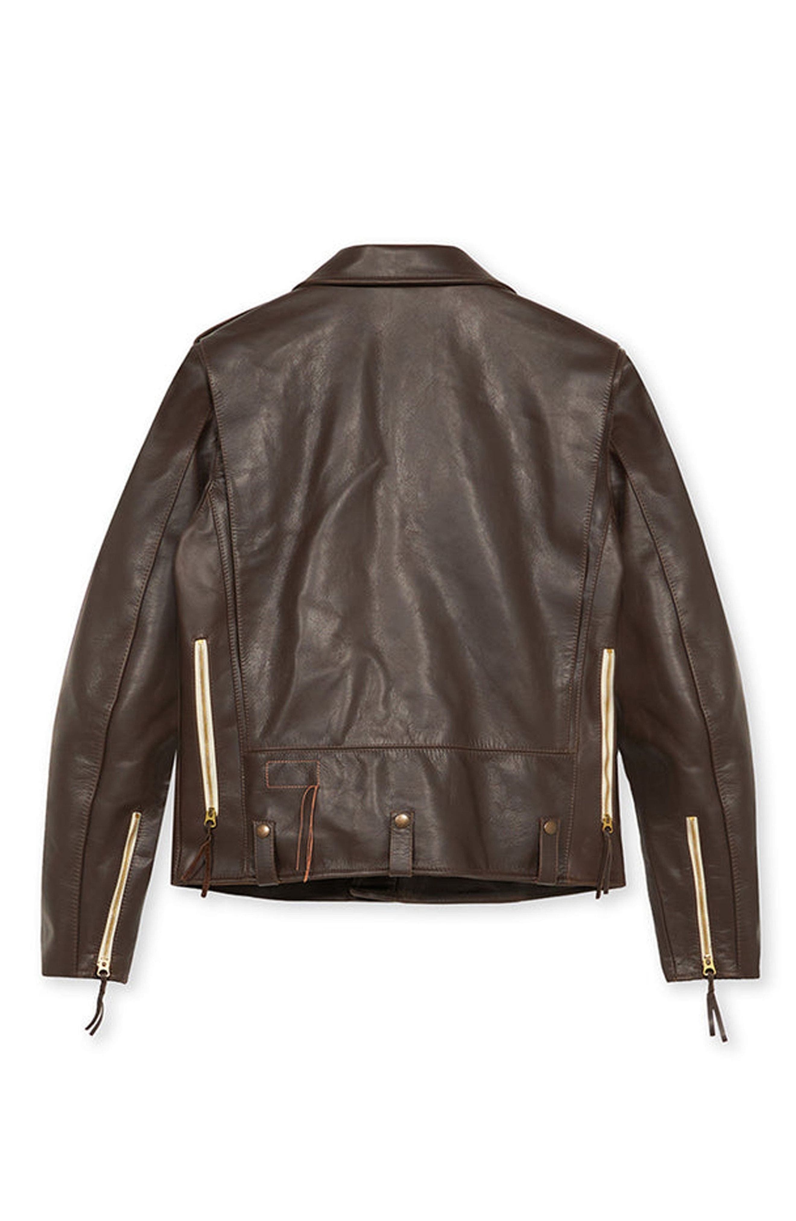 Biker Leather Jacket - image 4