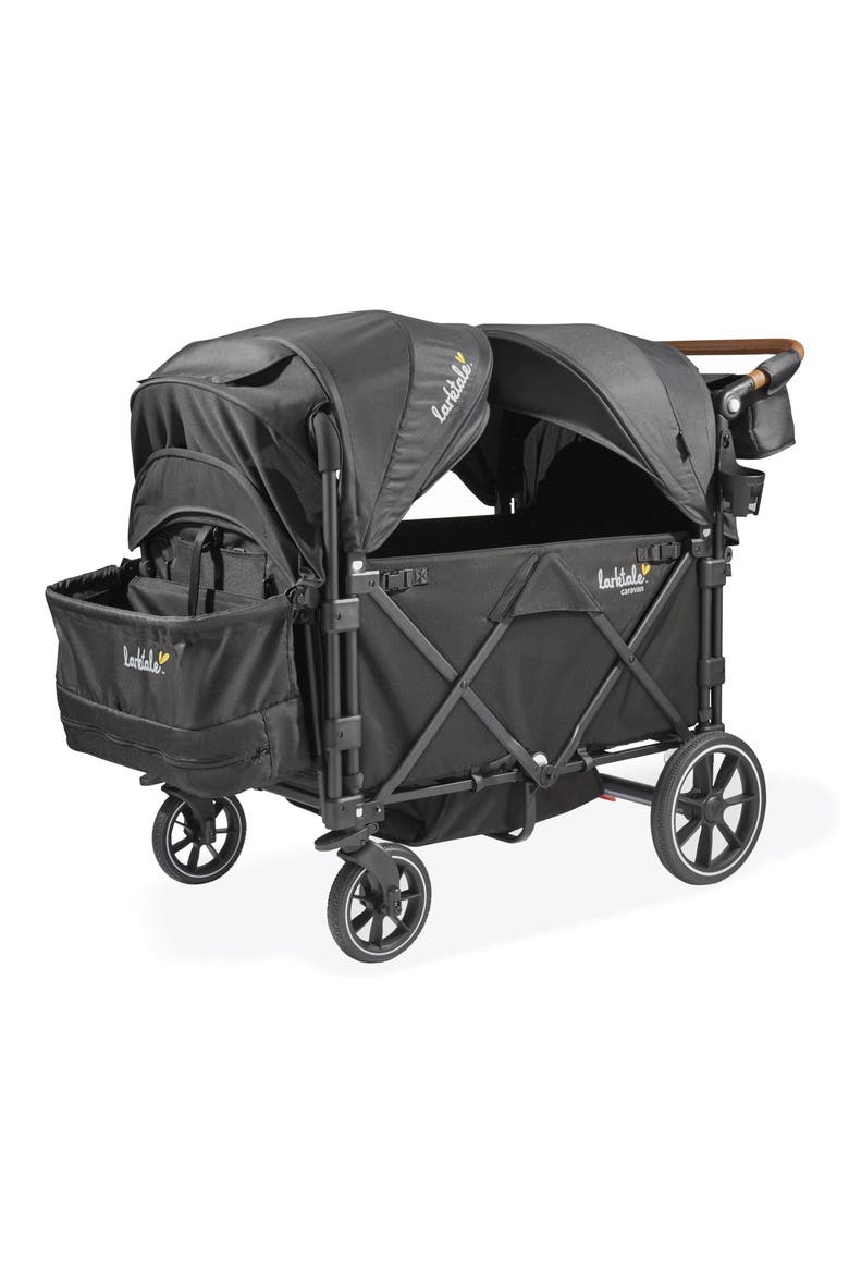 caravan Quad Stroller Wagon, Alternate, color, BYRON BLACK