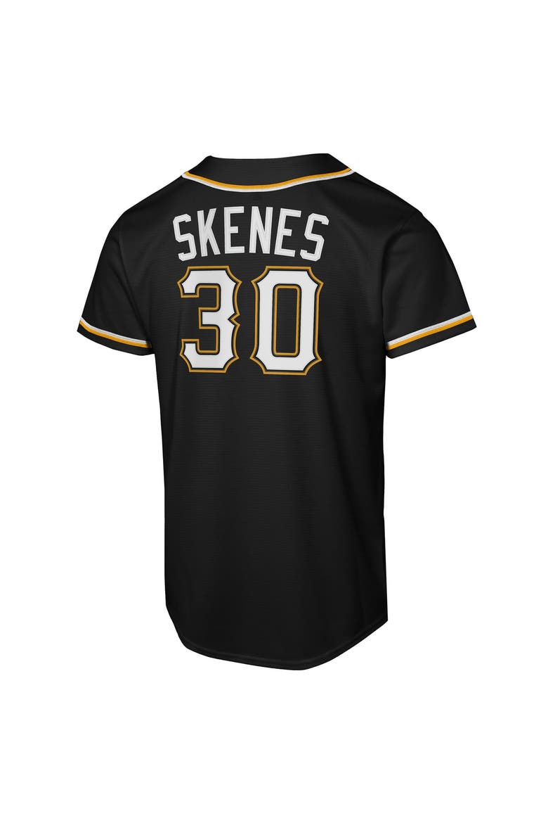 Youth Nike Paul Skenes Black Pittsburgh Pirates Fashion Replica Player Jersey, Alternate, color, Black