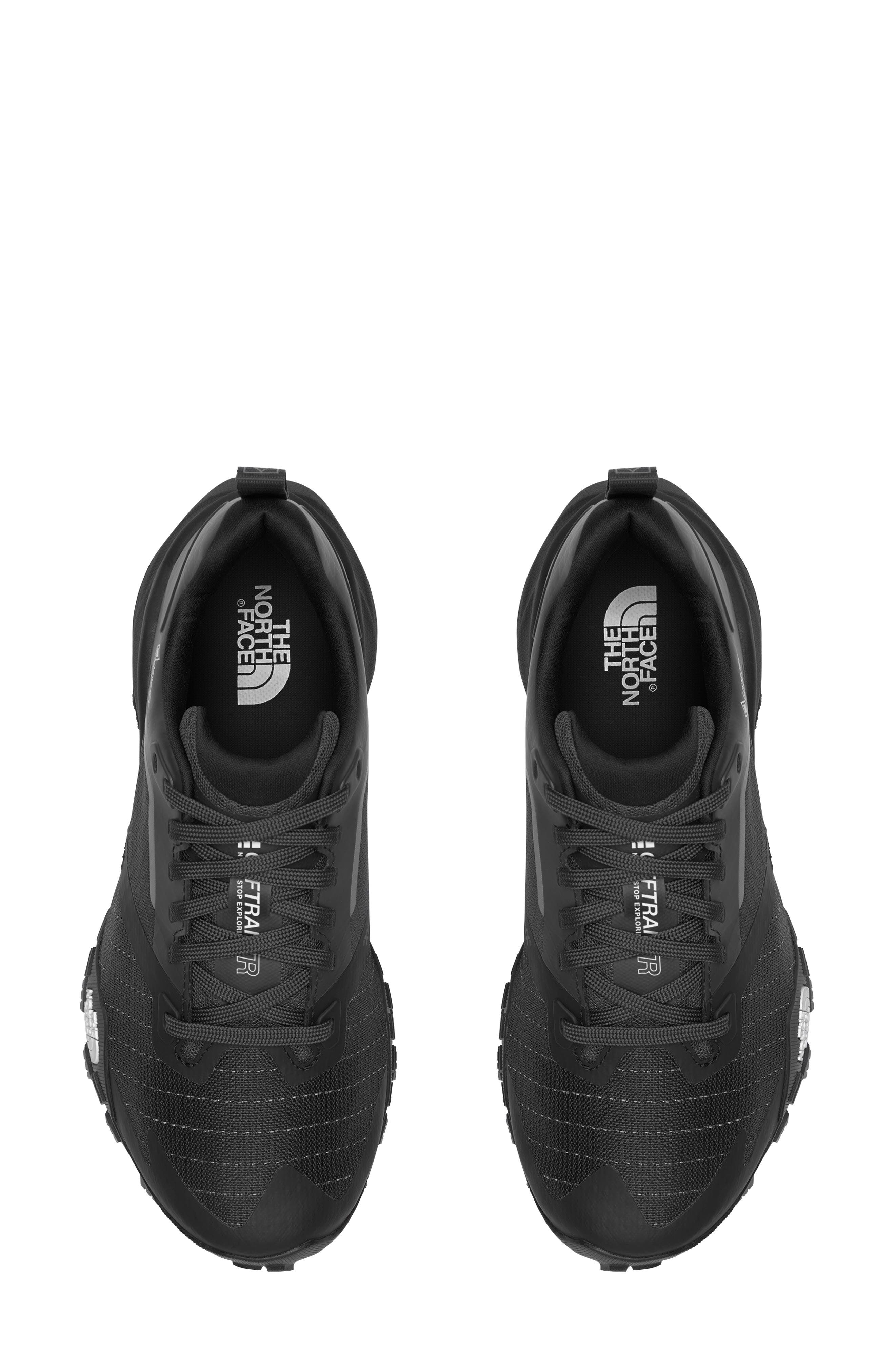 The North Face Offtrail TR Waterproof Gore-Tex<sup>®</sup> Trail Shoe, Alternate, color, Asphalt Grey Tnf Black