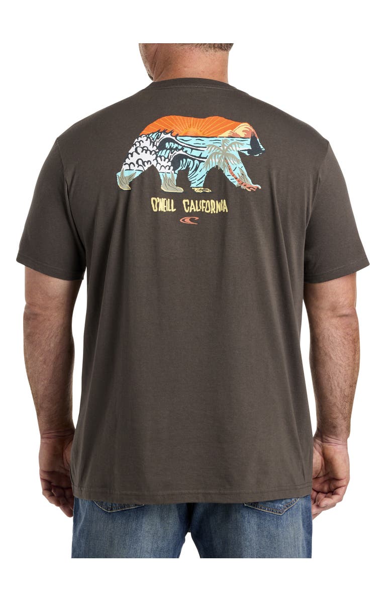 O'Neill Big & Tall California Republic Graphic Tee, Alternate, color, 