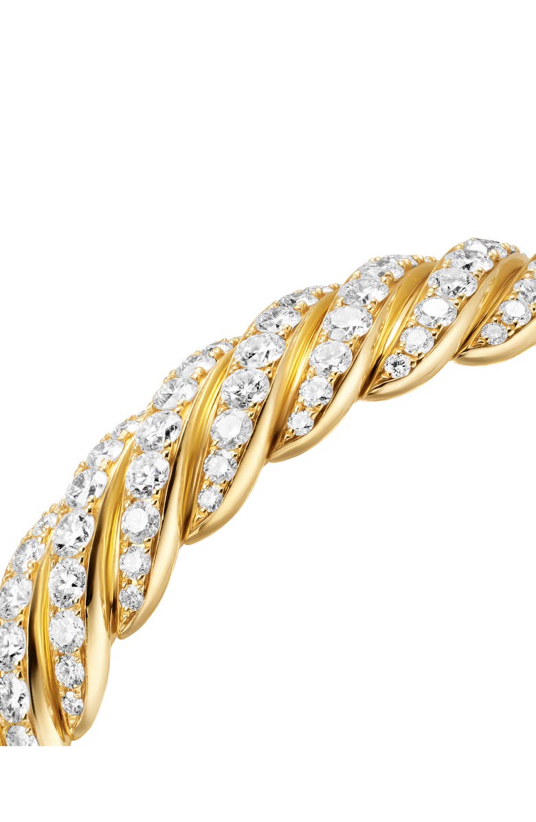 David Yurman Sculpted Cable Flex Bracelet, Alternate, color, Gold