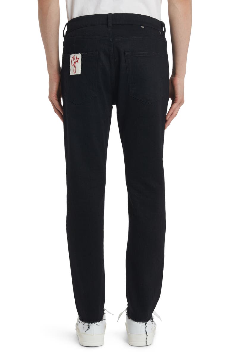 Golden Goose Stretch Cotton Skinny Jeans, Alternate, color,
