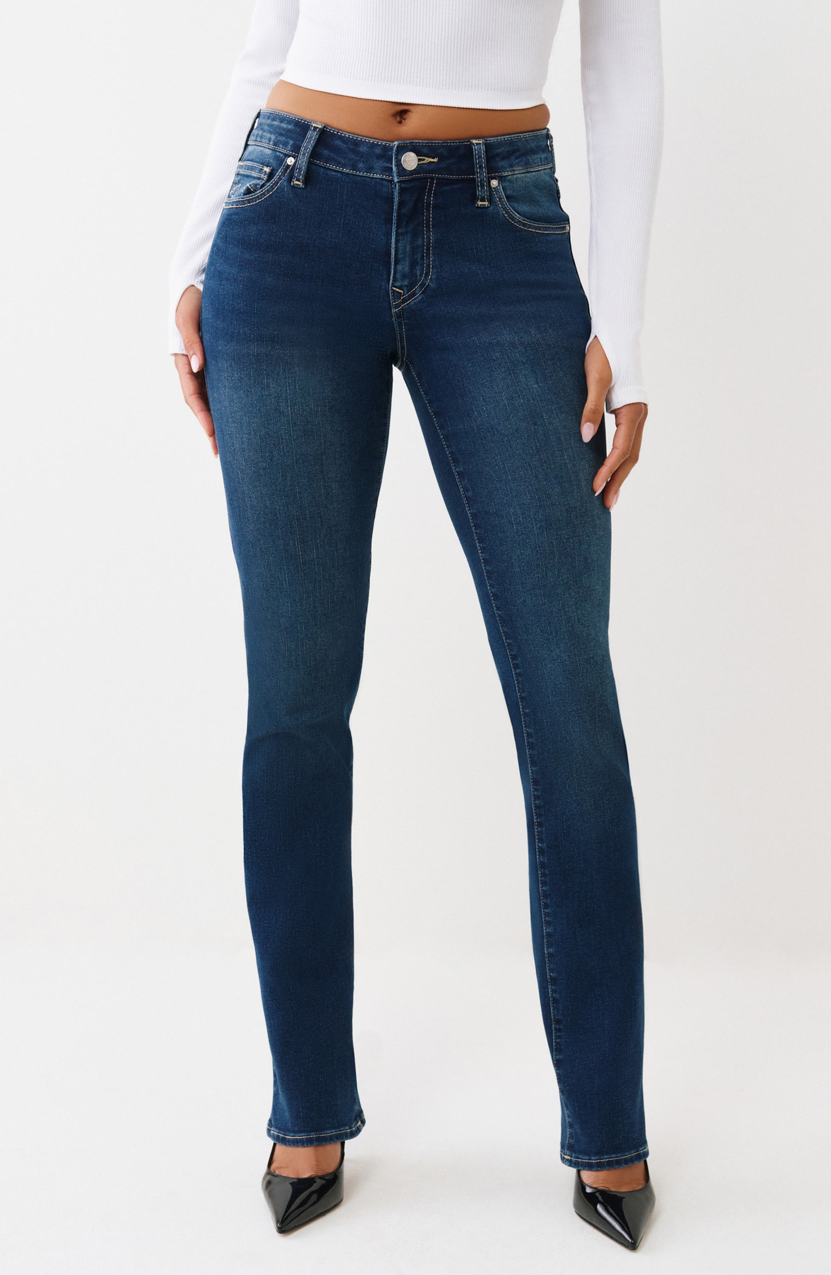 True Religion Billie Straight Leg Jeans