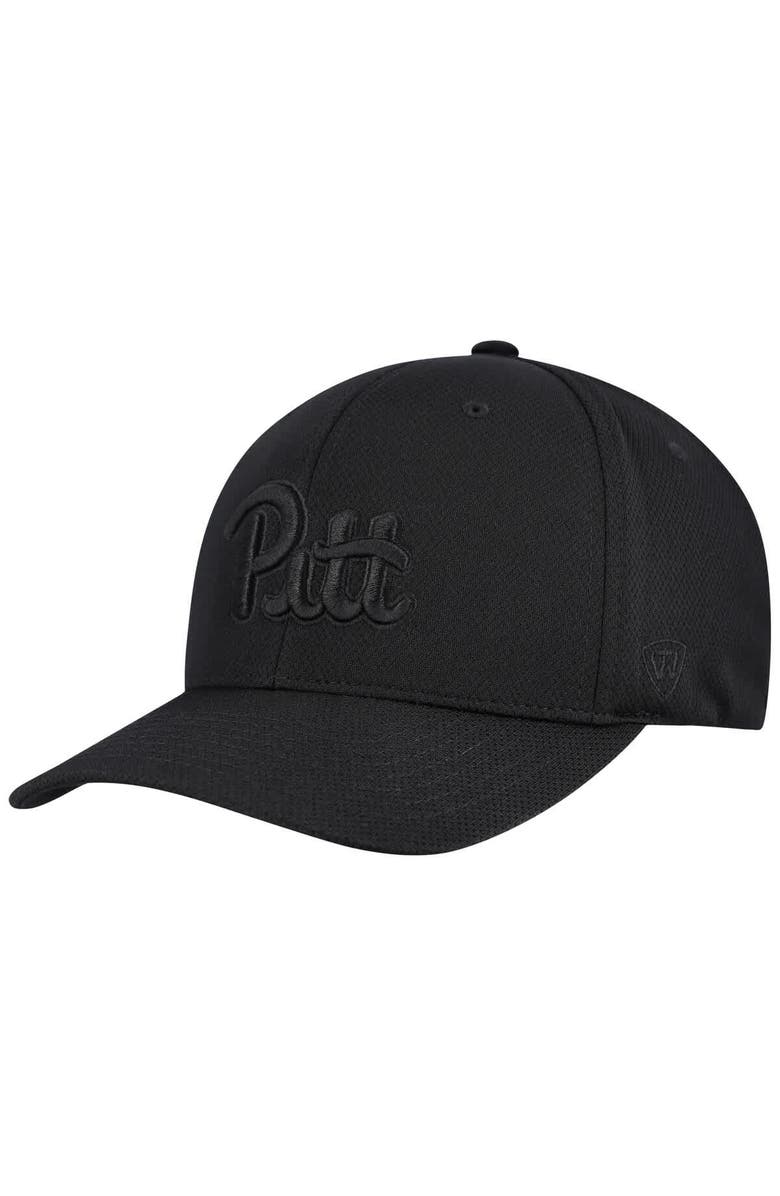 TOP OF THE WORLD Men's Top of the World  Black Pitt Panthers Reflex Performance Flex Hat, Alternate, color, 