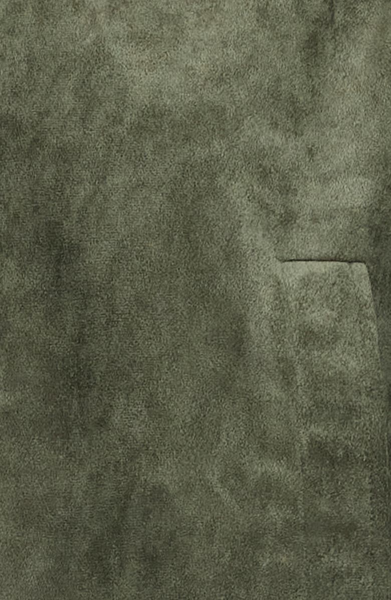 LIONESS Luminous Faux Suede Jacket, Alternate, color, Safari