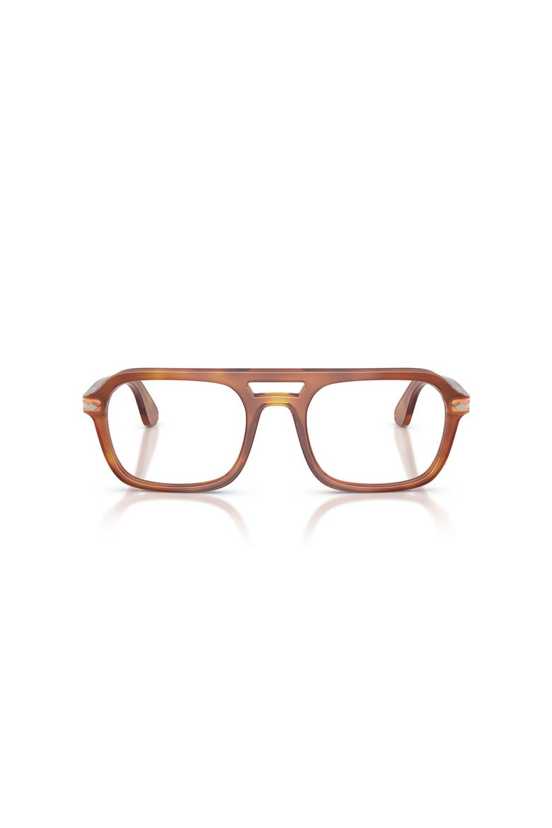 54mm Square optical glasses, Alternate, color, Brown