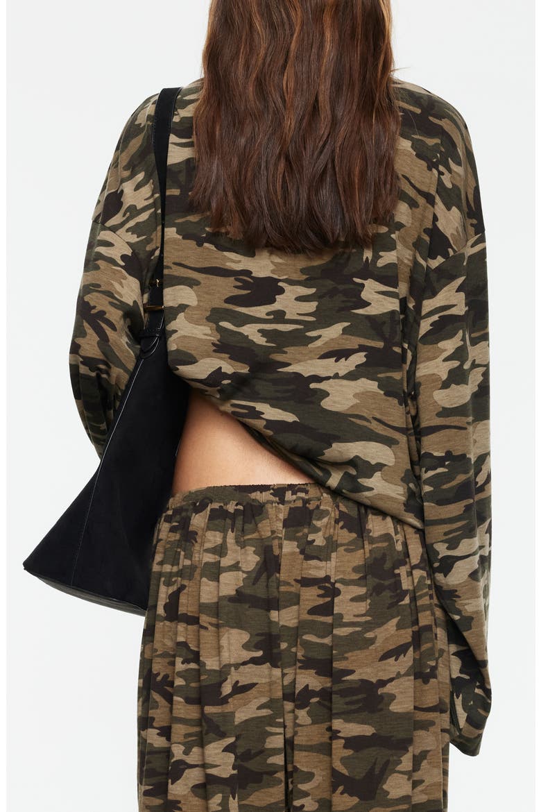 Bloom Camo Long Sleeve T-Shirt, Alternate, color, CAMO