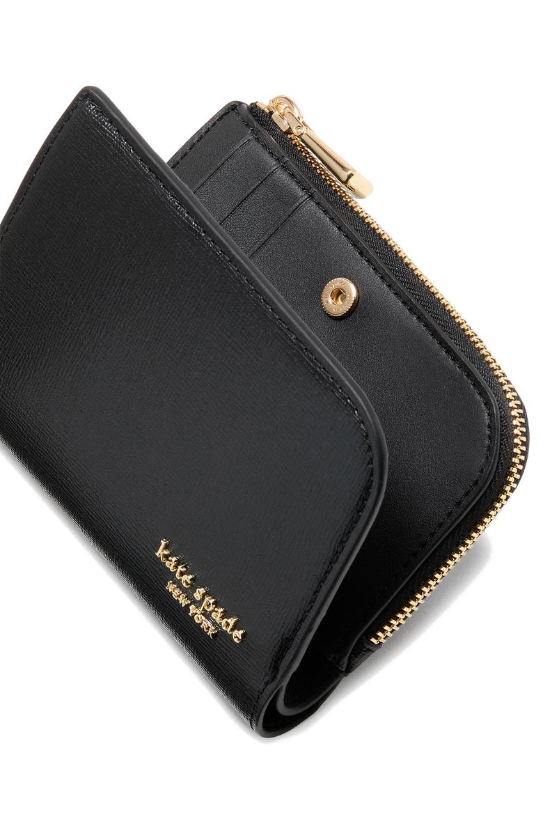 Kate Spade New York small devin saffiano leather card case, Alternate, color,