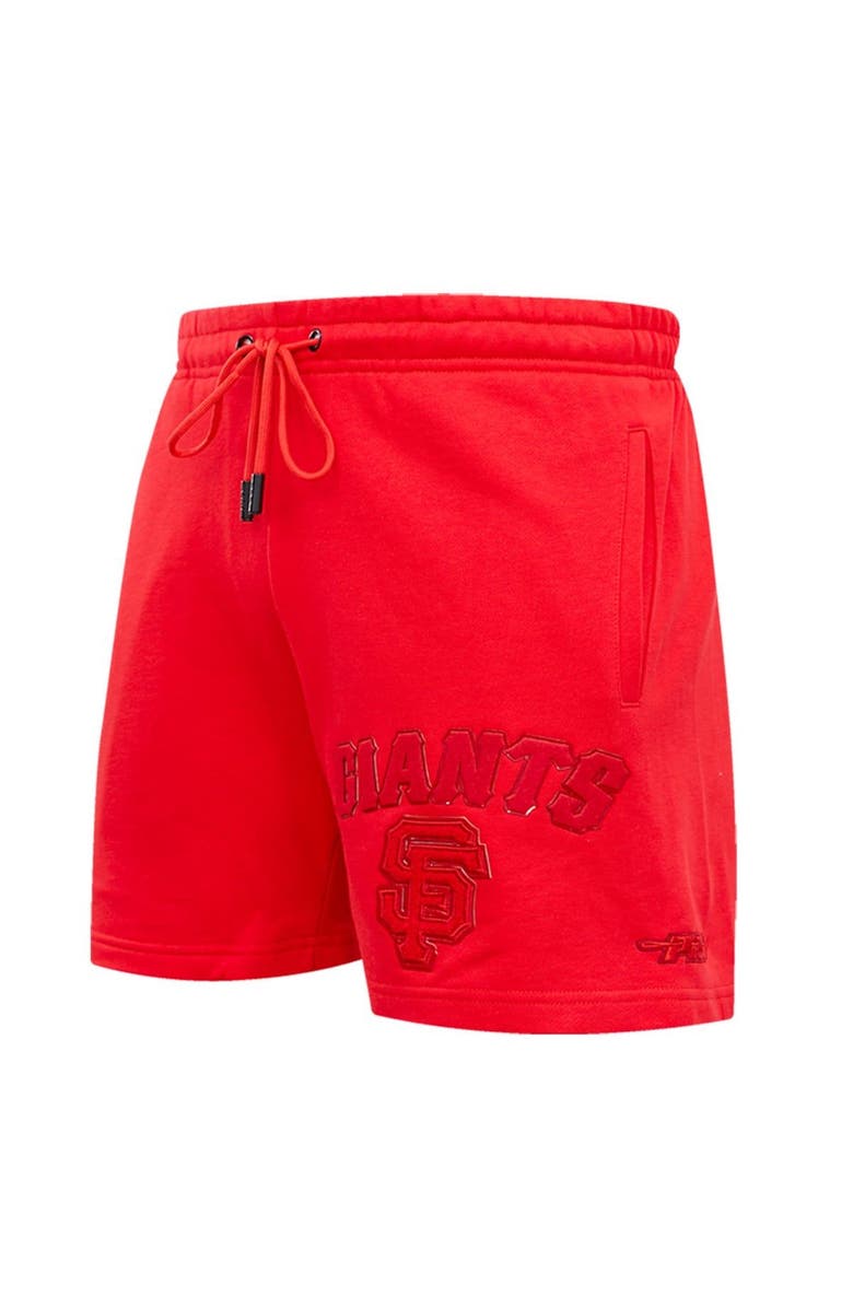 PRO STANDARD Men's Pro Standard San Francisco Giants Triple Red Classic Shorts, Alternate, color, Red