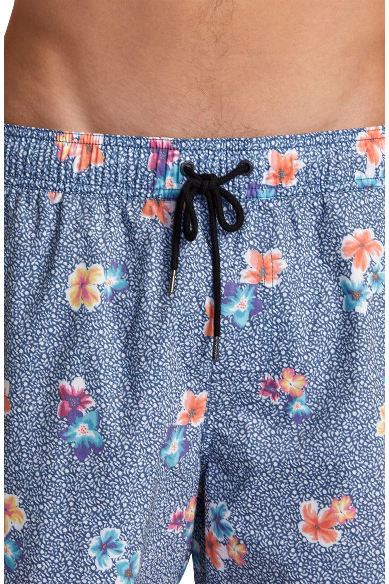 Barnes Tropical Print Shorts, Alternate, color, GARAGE BLUE