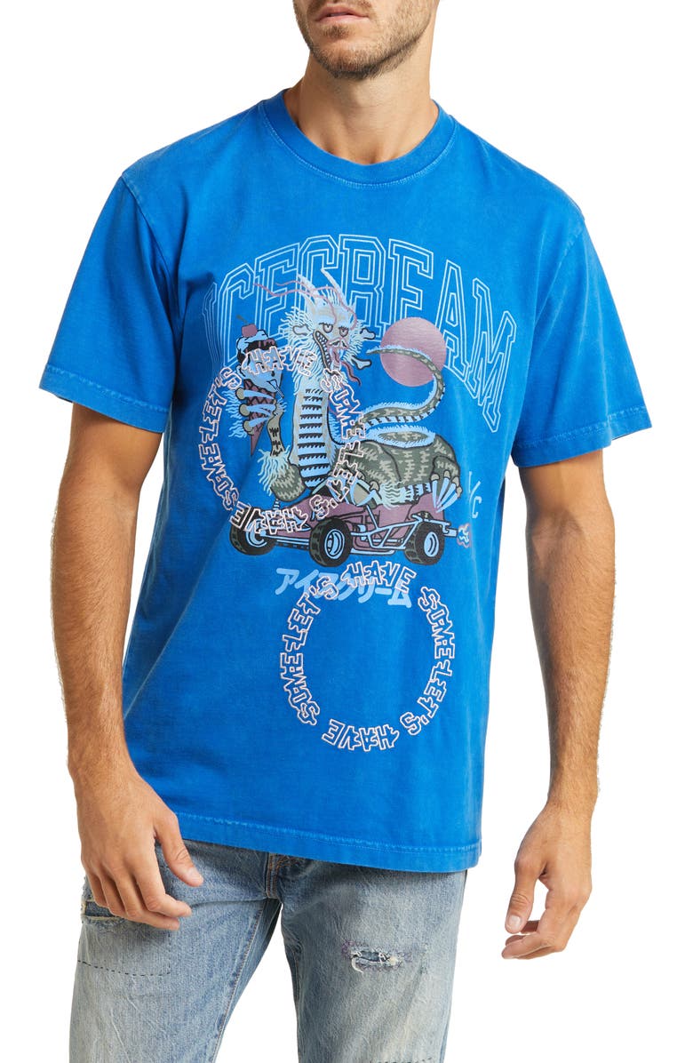 ICECREAM Men's Family Reunion Cotton Graphic Tee, Main, color, Daphne