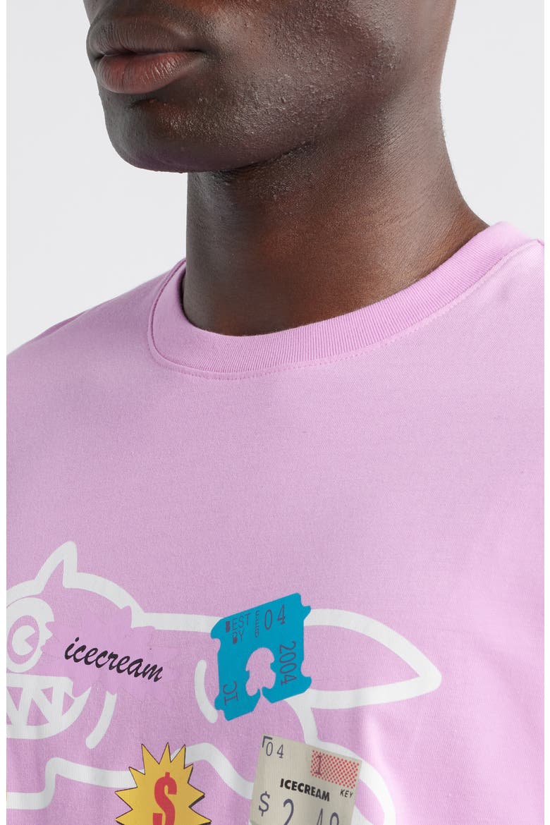 Cashier Graphic T-Shirt, Alternate, color, ORCHID