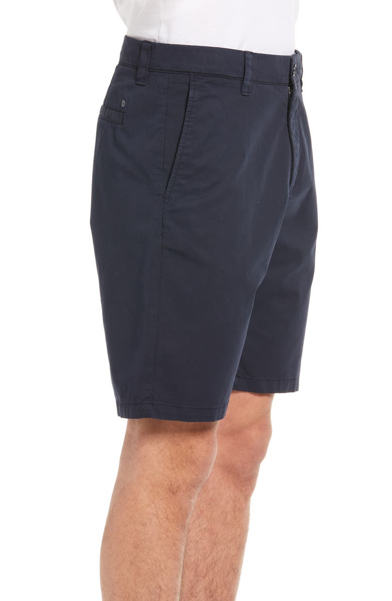 NN07 Crown Cotton Blend Shorts, Alternate, color, Navy Blue